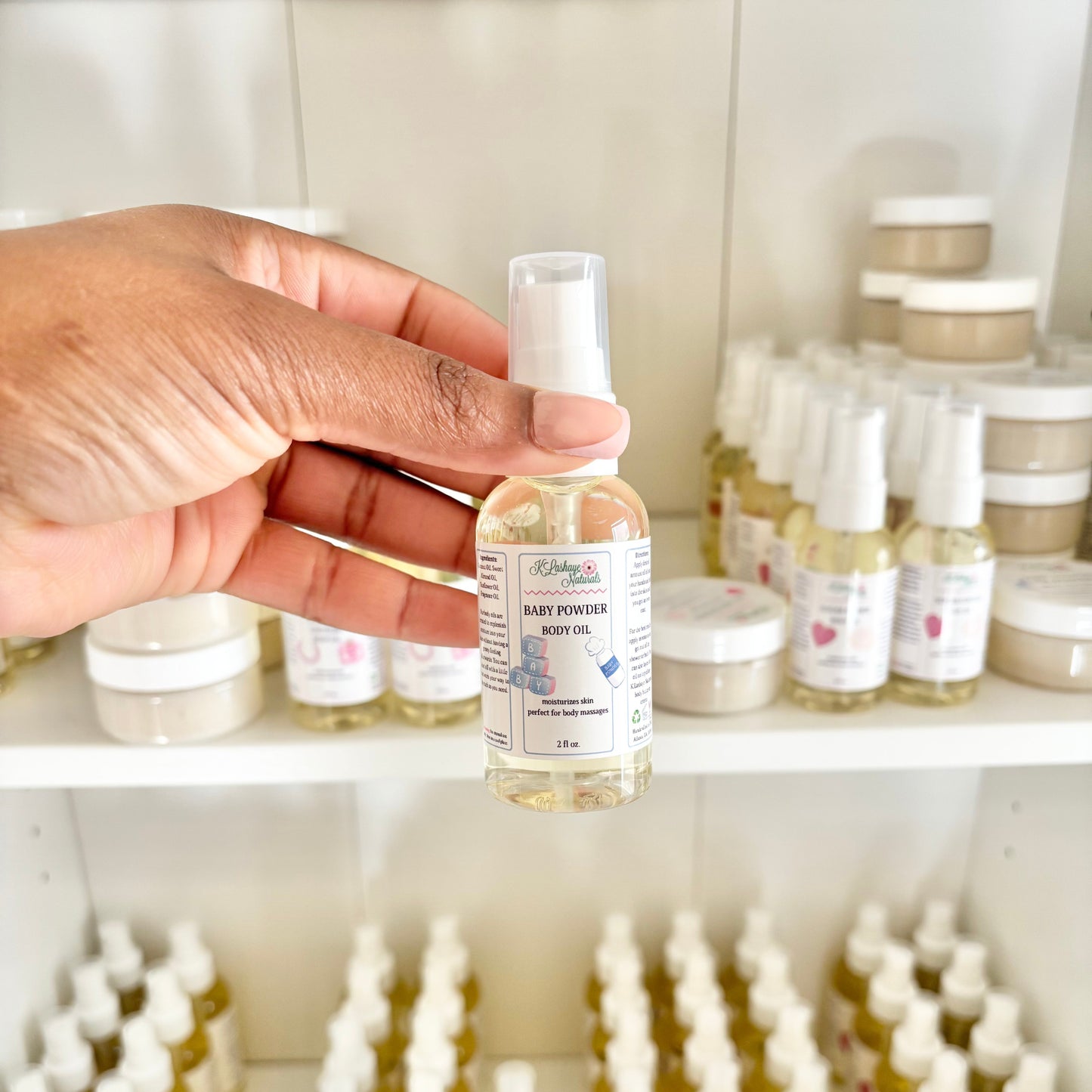 Baby Powder Body Oil